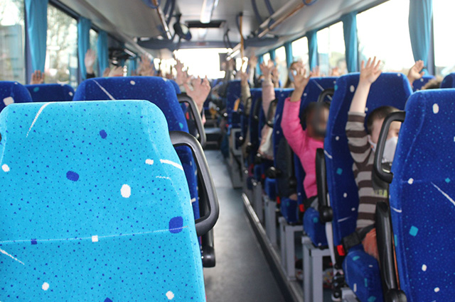 Transport d'enfants en car en Gironde